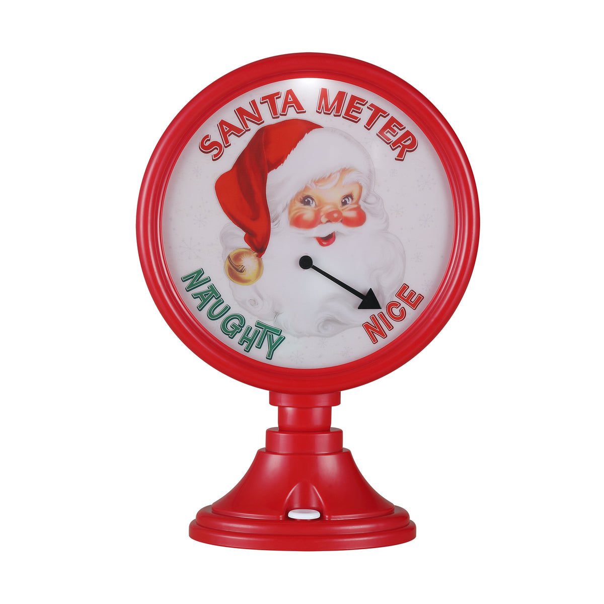 Mr. Christmas Decorative Santa Meter, Red