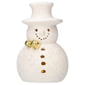 Small Light-Up Snowman Christmas Decoration, White, 6", by Holiday Time