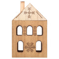 Small Wood House Christmas Decoration, Brown, 6.8", by Holiday Time