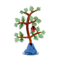 Peanuts Charlie Brown Glass Christmas Tree – Holiday Tabletop Tree