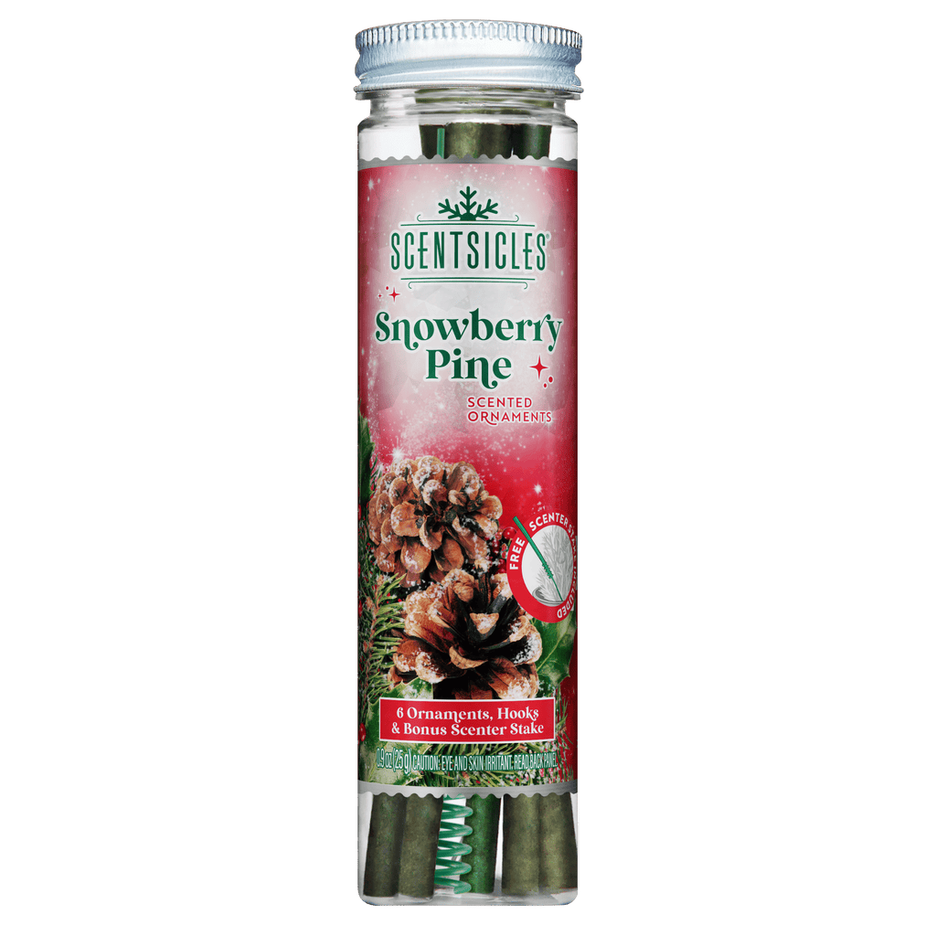 Scentsicles Snowberry Pine Scented Fragrance Sticks - 6 Count