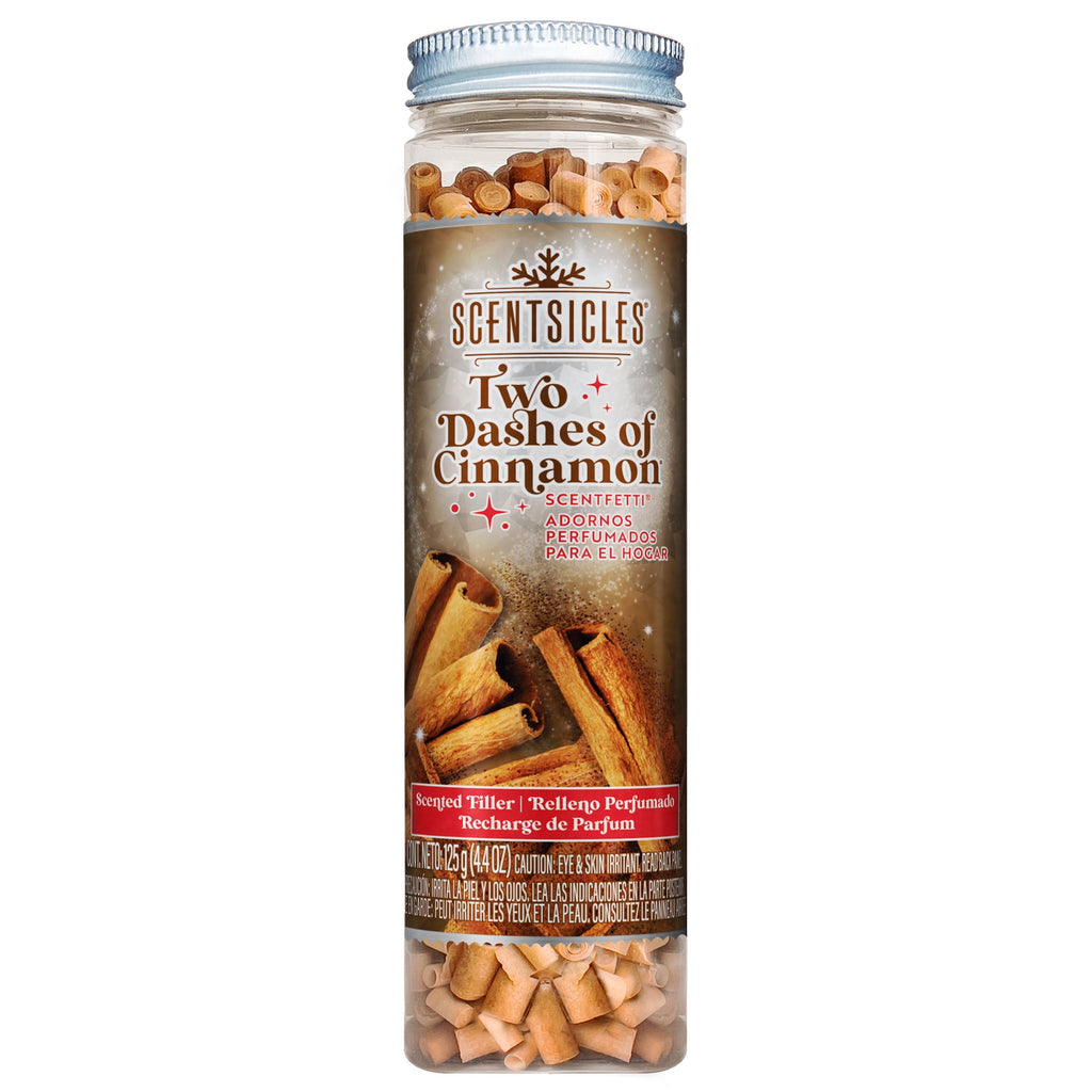 Scentsicles Two Dashes of Cinnamon Scentfetti Scented Paper Filler - 125g Bottle