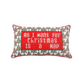 Holiday Time Christmas Lumbar Pillow With Festive Design