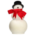 Red/White/Black Velvet-Feel Snowman Christmas Decoration, 8.5", by Holiday Time