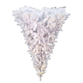 Vickerman 6' White Upside Down Artificial Christmas Tree, Warm White LED Lights