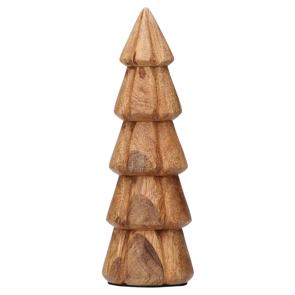 Wood Tree Christmas Decoration, Natural, 9", by Holiday Time