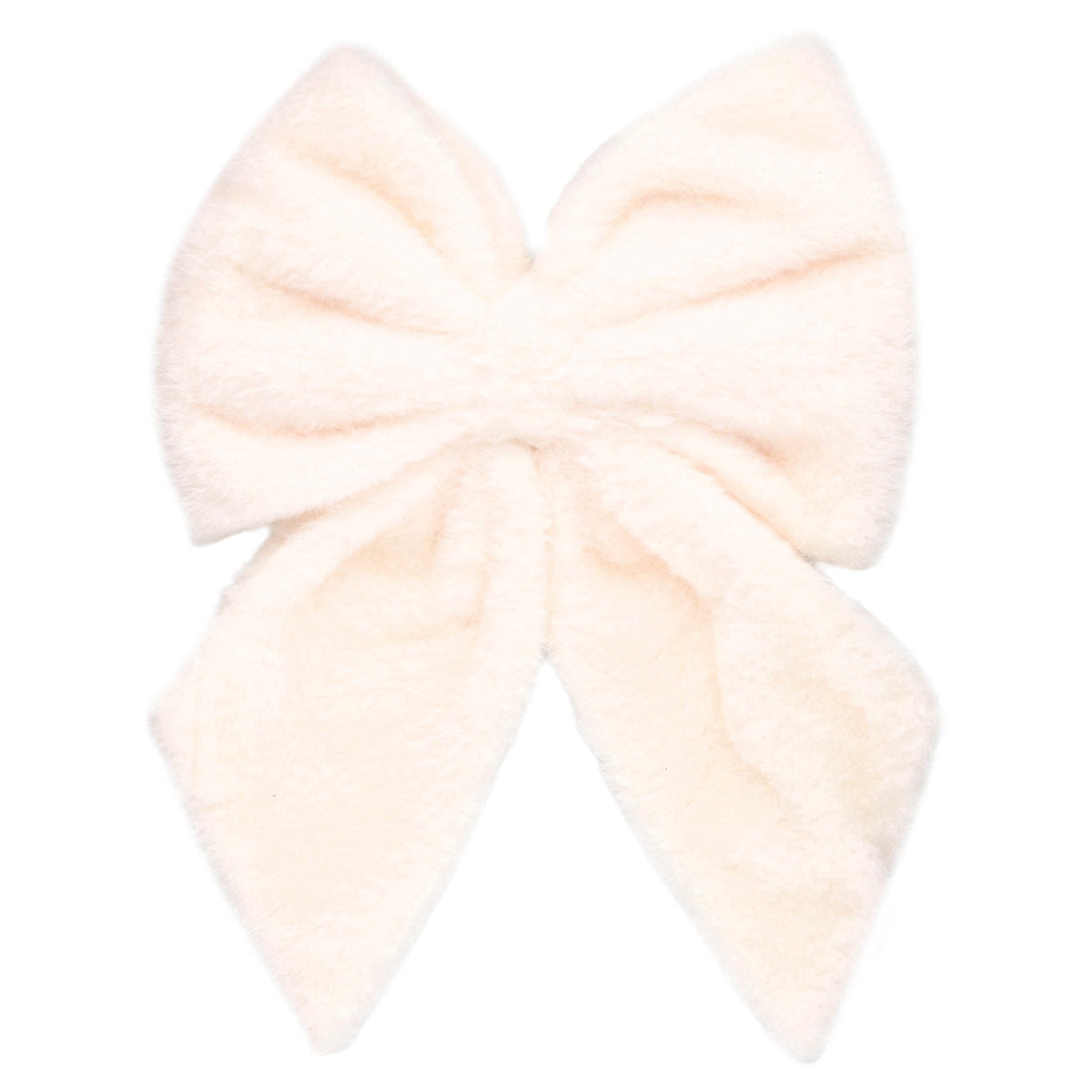 White Faux Fur Decorative Christmas Bow, 14", by Holiday Time