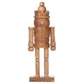 Wood Nutcracker Christmas Decoration, Brown, 8.5", by Holiday Time