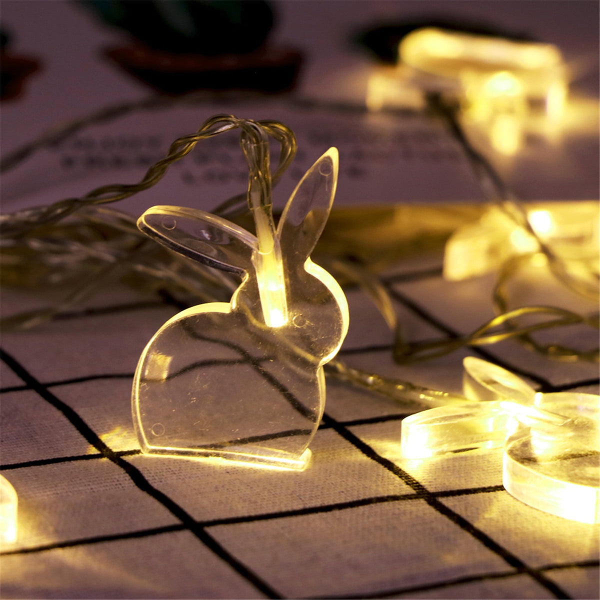 XGFHYJEH Easter Decorations Easter Lights String, 1.65M 10LED Egg Light, Colorful Bunny String Lights Battery Operated Lights Garland Easter Decor for Home Bedrooms Window Tree Indoor Outdoor