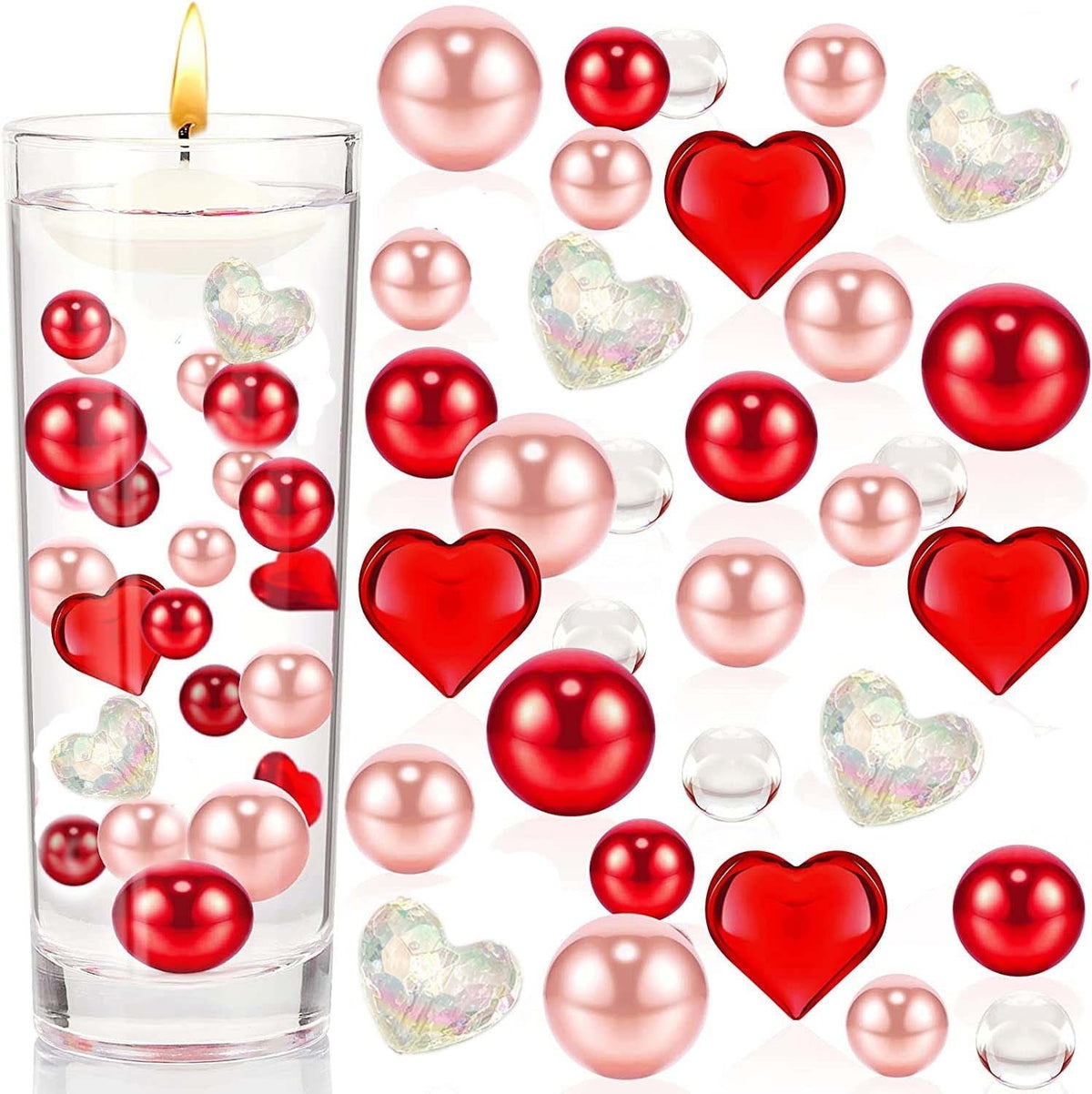 XGFHYJEH 5ft Valentines Day Decorations, Valentines Day Lights, Valentines String Lights, Valentine's Day Decor, Heart String Lights, Battery Operated