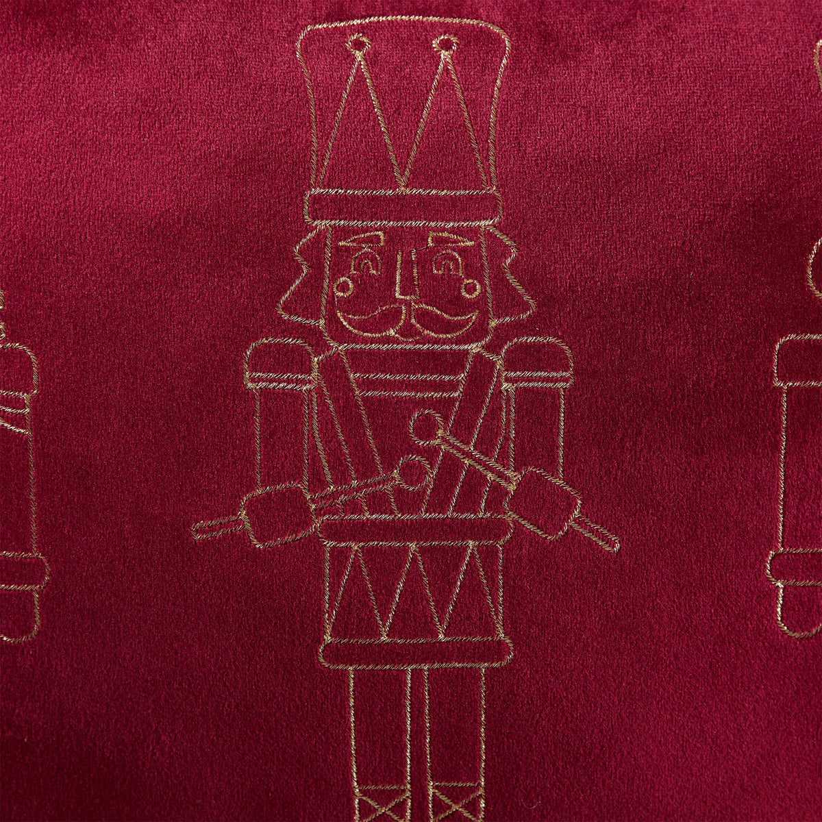 My Texas House Nutcracker Decorative Christmas Pillow, Green, 20" x 14"