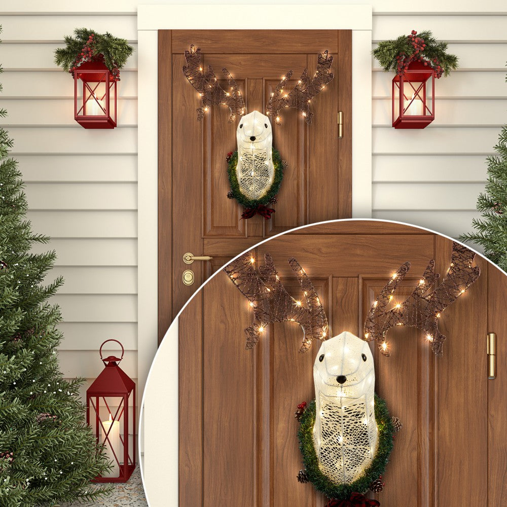 JOY Letter Sign Decoration - Lighted Home Scene Yard Sign Decor with Warm White Light - Indoor Outdoor Christmas Display for Lawn Garden - 47.2in Tall