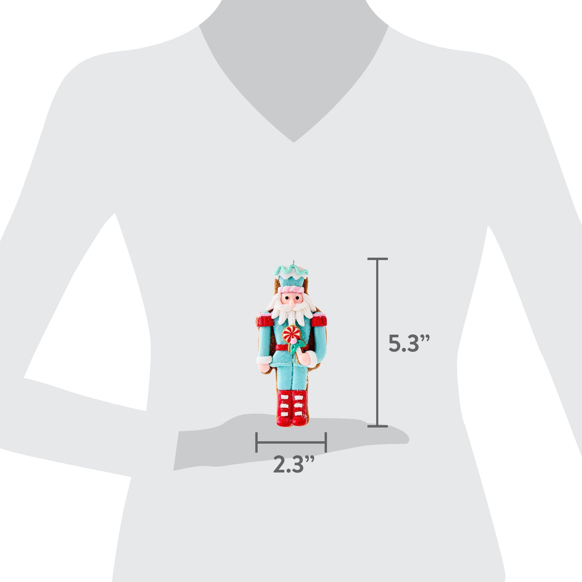 Multicolor Clay Dough Soldier Christmas Ornament, 5.3", by Holiday Time