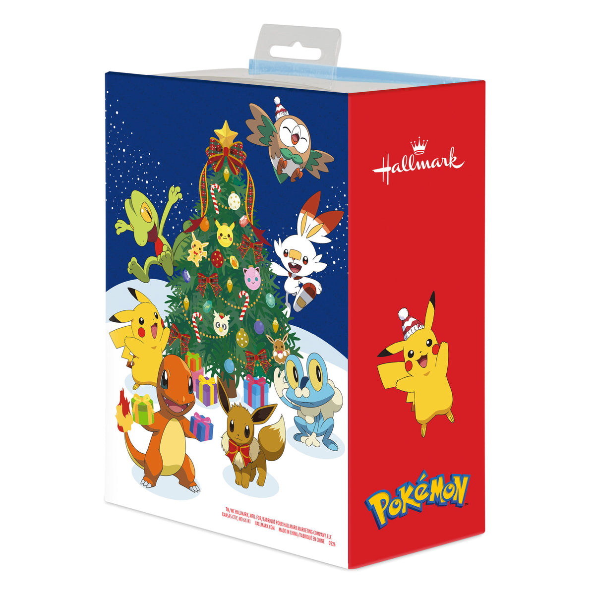 Hallmark Christmas Ornaments (Pokémon Pikachu and Eevee), Set of 2, 1 Count
