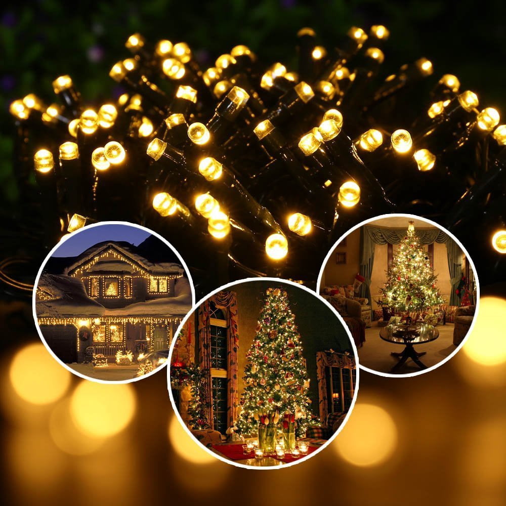 Toodour Orange & Purple Halloween Lights, 82ft 200 LED Plug in Halloween String Lights with 8 Modes, Memory & Timer Function, Connectable Halloween Outdoor Lights for Home, Garden, Halloween Decor