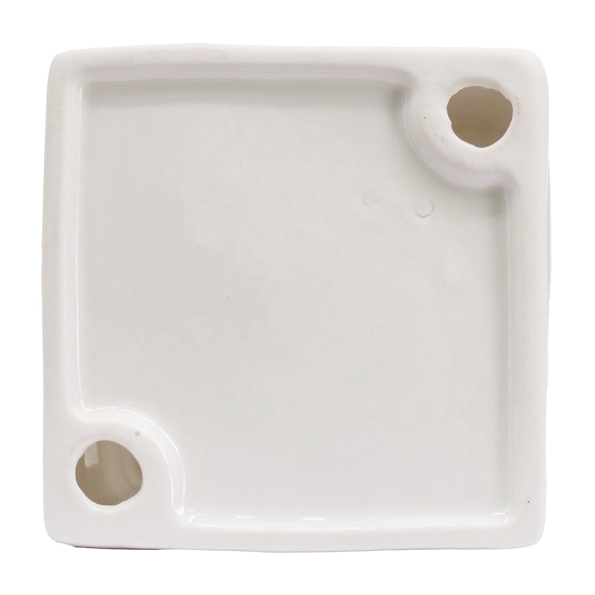 My Texas House Ceramic House Christmas Decoration, White, 8"