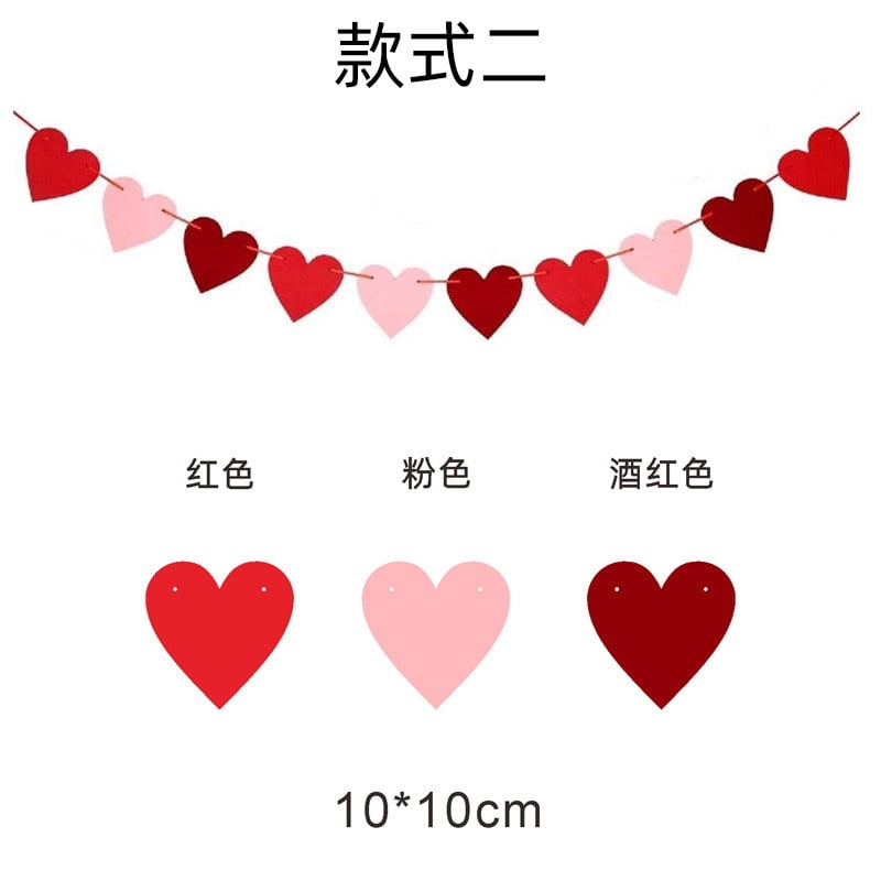 XGFHYJEH 10 LED 1.5M Valentine's Day Lights, Valentines Day Decorations Lights, Valentines String Lights, Valentine's Day Decor, Heart String Lights Red