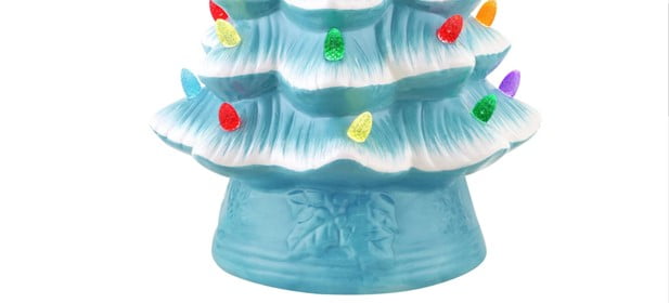 Mr. Christmas 12 in. Nostalgic Ceramic Tree - Green
