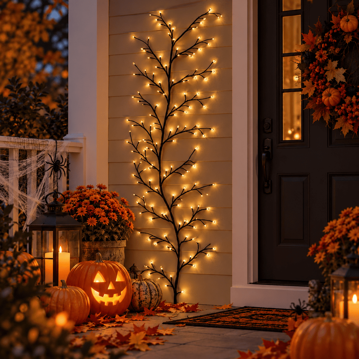 Twinkle Star 144 LED, 18 Branches Enchanted Willow Vine Lights, 7.5ft Plug-in Lights for Walls Bedroom Home Decor, 1 Pack
