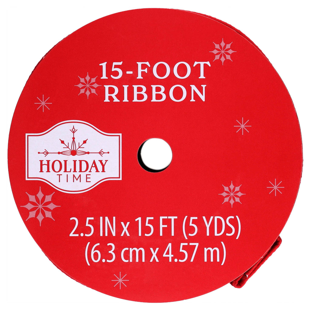 Multicolor Dual-Sided Nutcracker Christmas Ribbon, 2.5" x 15', by Holiday Time