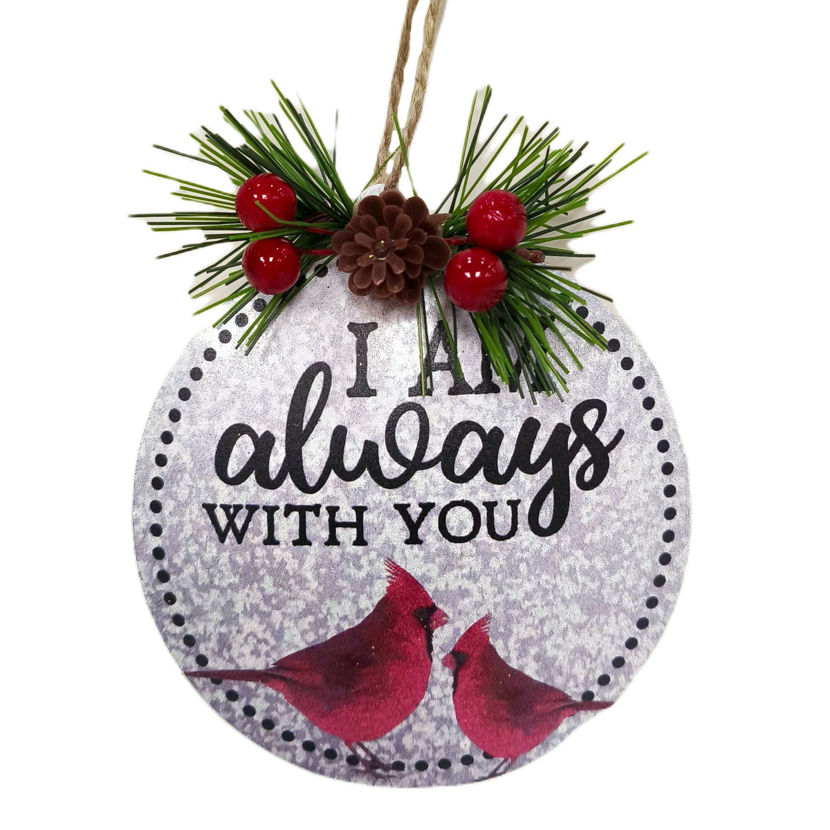 Multicolor I Am Always with You Christmas Ornament, 4", by Holiday Time