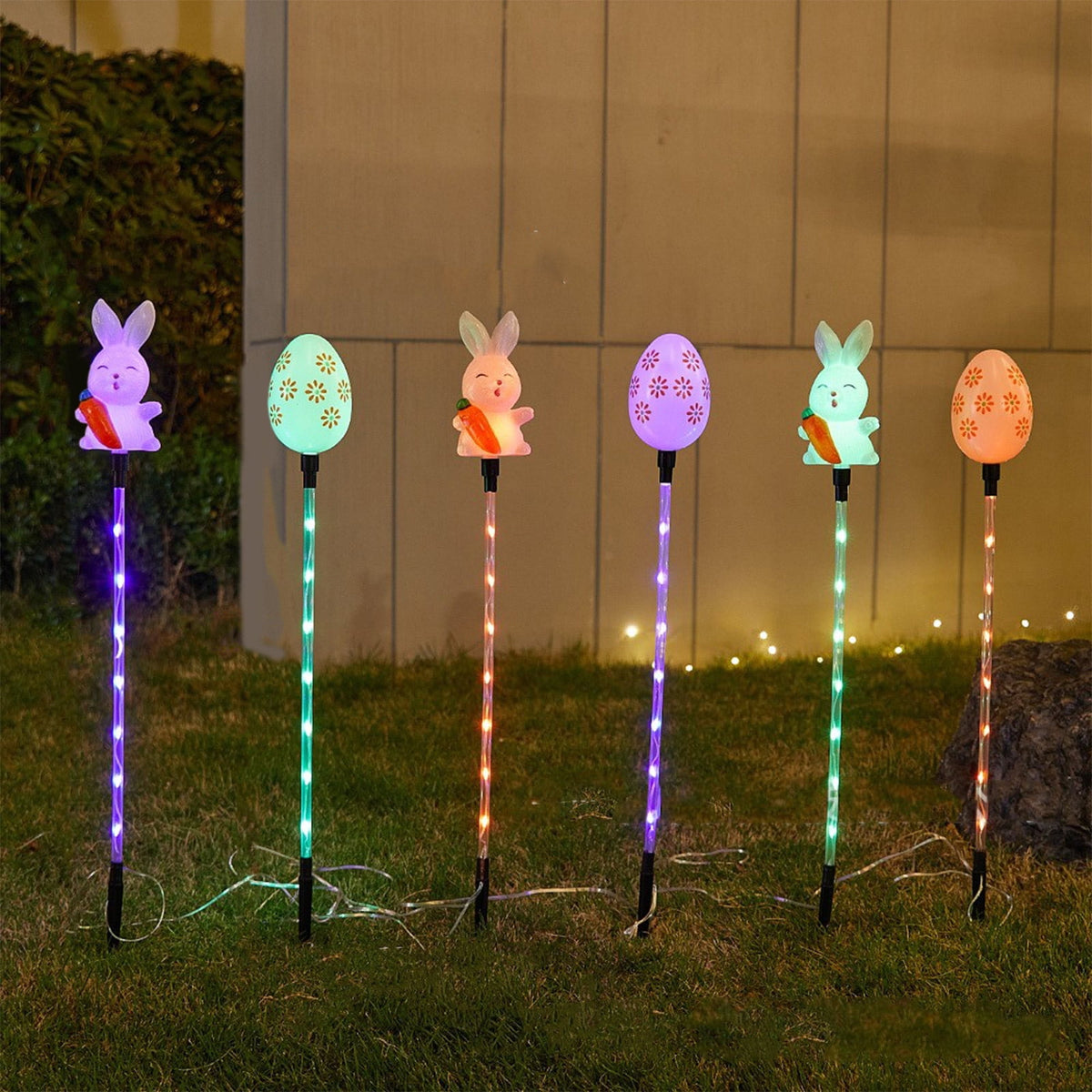 XGFHYJEH Easter Lighted Window Decorations, Easter Egg Lights, Easter Lights, Egg String Lights, Easter Decorations Indoors, Easter Hanging Decoration