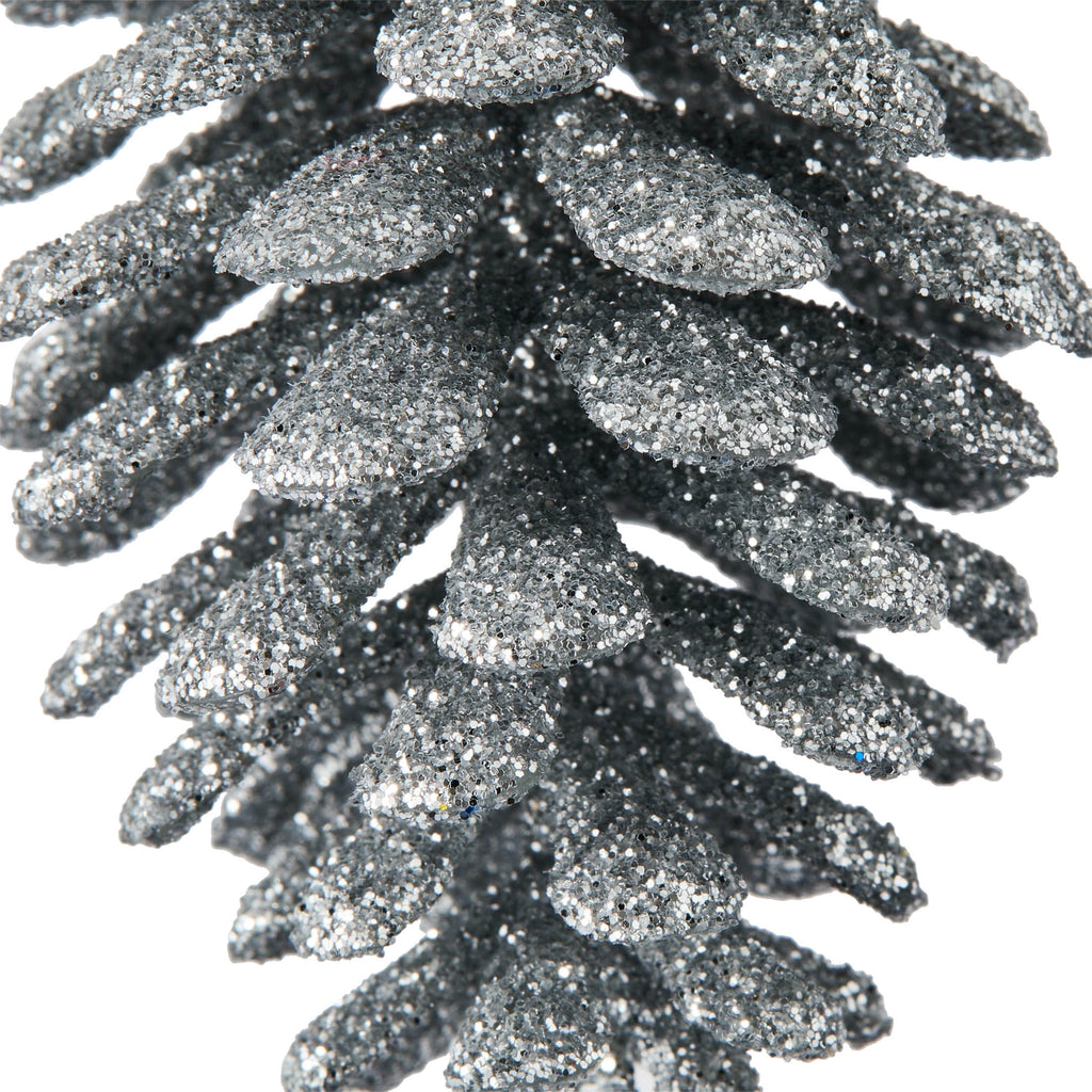 12-Count Pink Glitter Pinecone Christmas Ornaments, 2.4", by Holiday Time