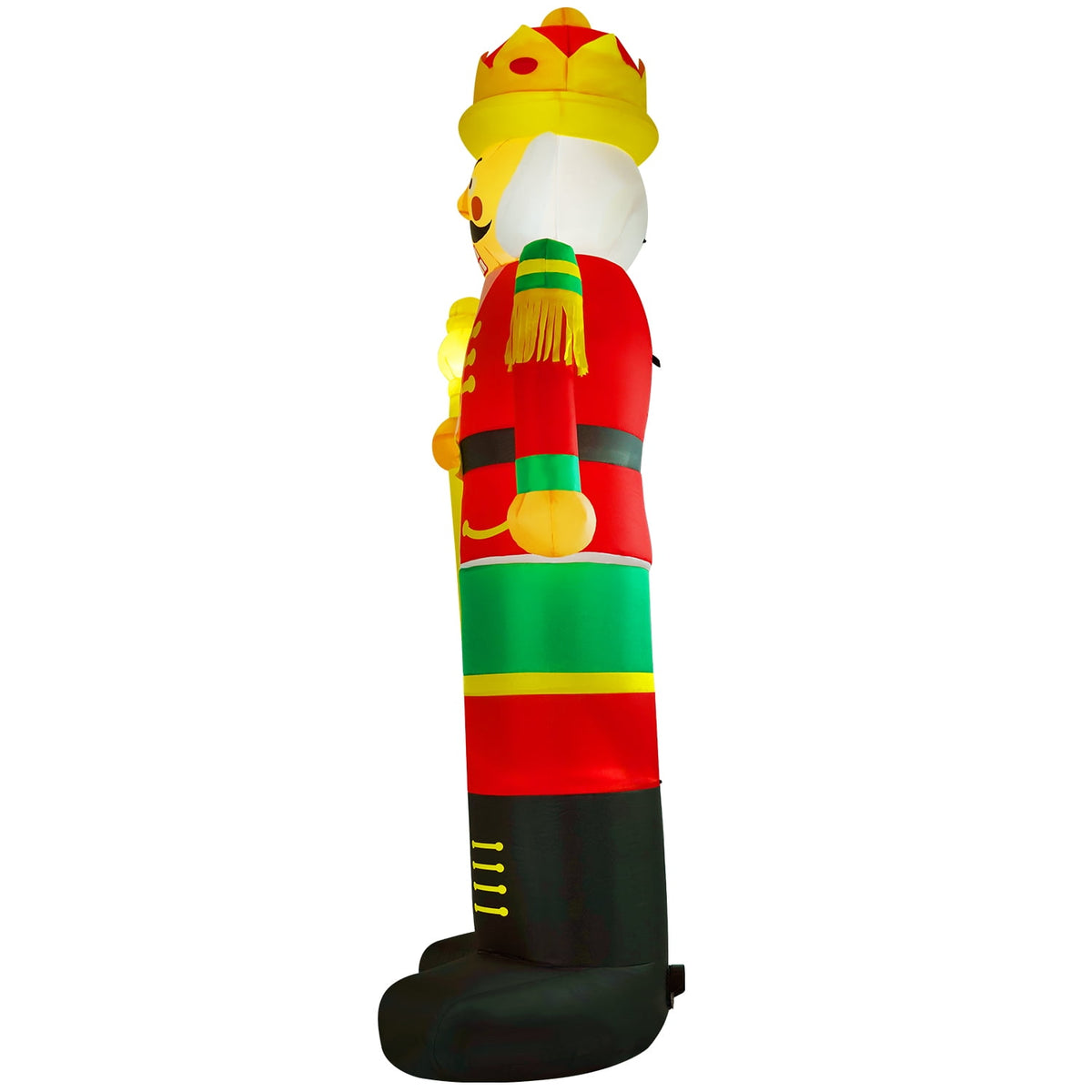 Yexmas 8FT Christmas Inflatable Nutcracker Soldier Blow Up Yard Decor with LED Light for Outdoor Christmas Party ,Garden and Lawn