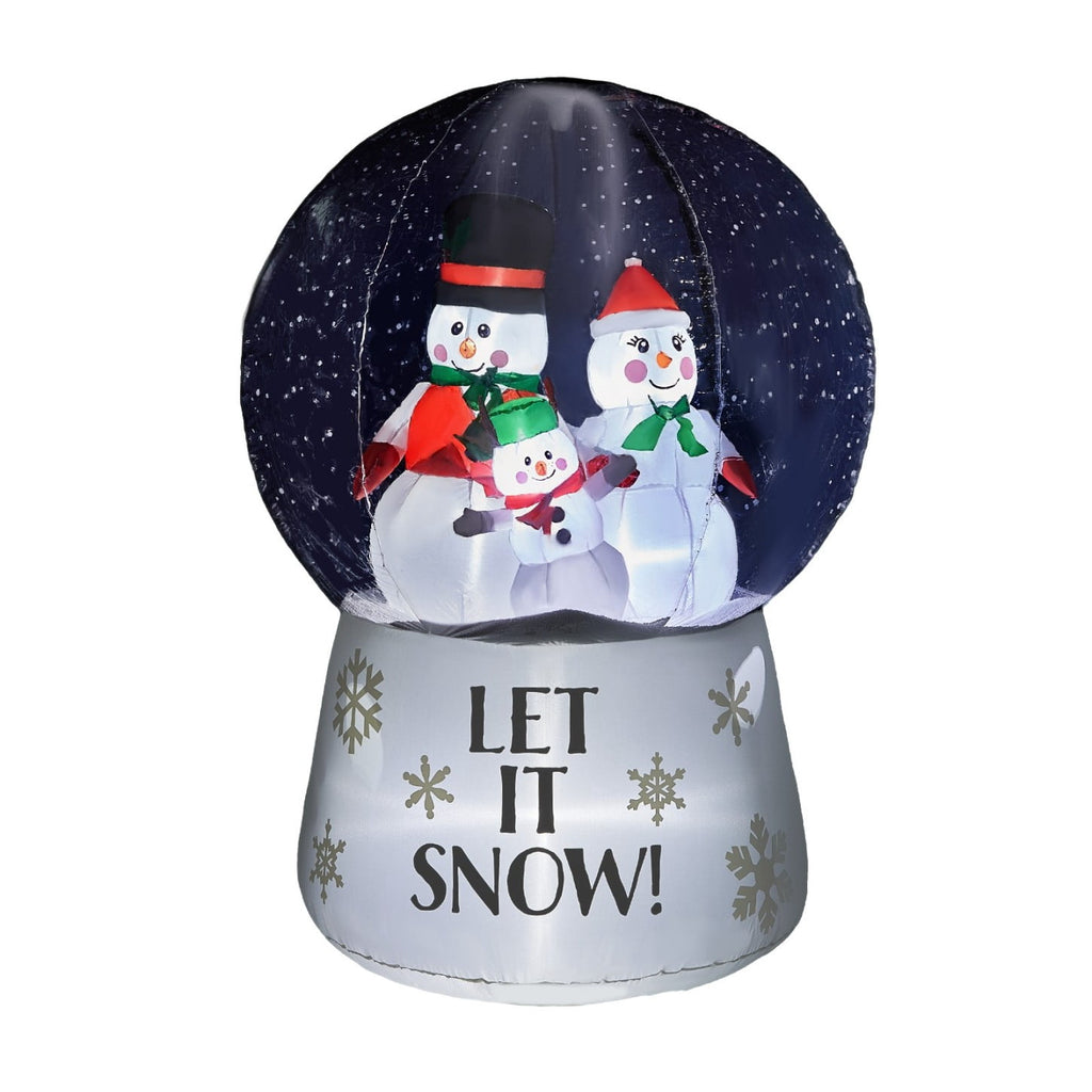Tcbosik 12 FT Giant Christmas Inflatables Snowman Outdoor Yard Decorations, Blow up Snow Man with Black Hat, Built-in LED Light, Winter Outside Decor for Holiday Party Patio Garden Lawn