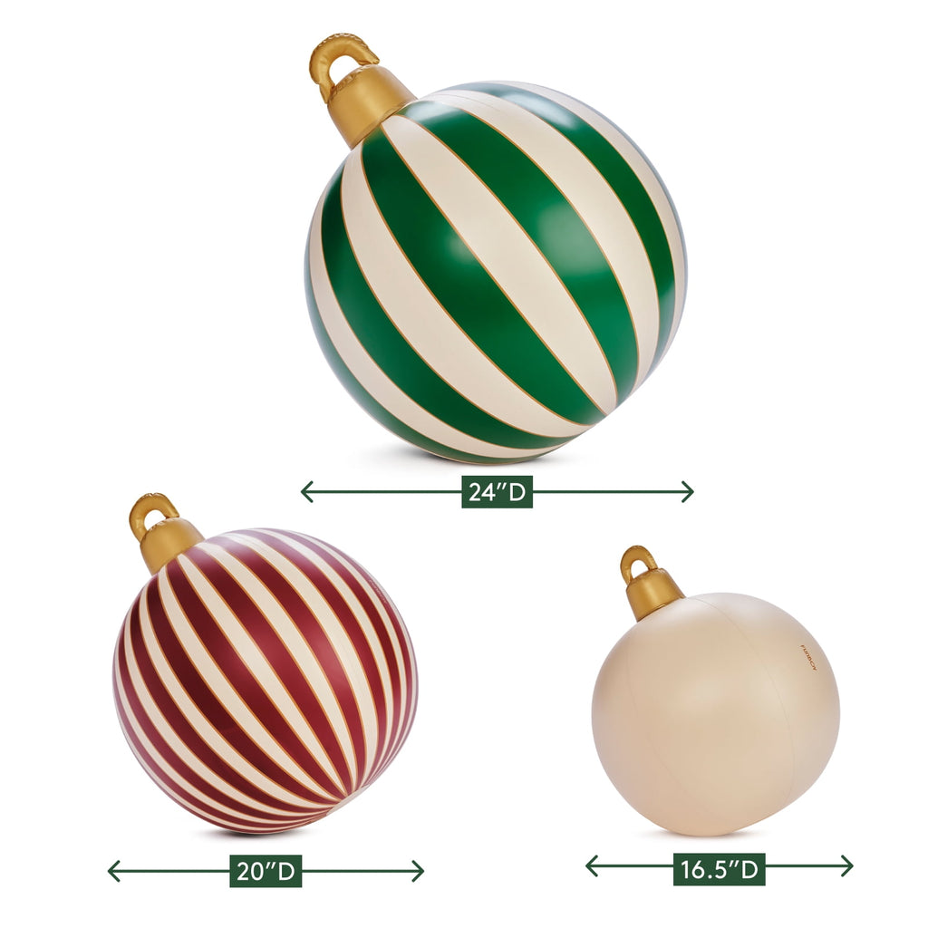FUNBOY Inflatable Holiday Ornaments – 3-Pack