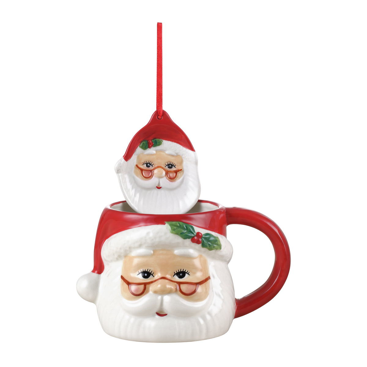 Mr. Christmas Nostalgic 16oz Ceramic Snowman Coffee Mug
