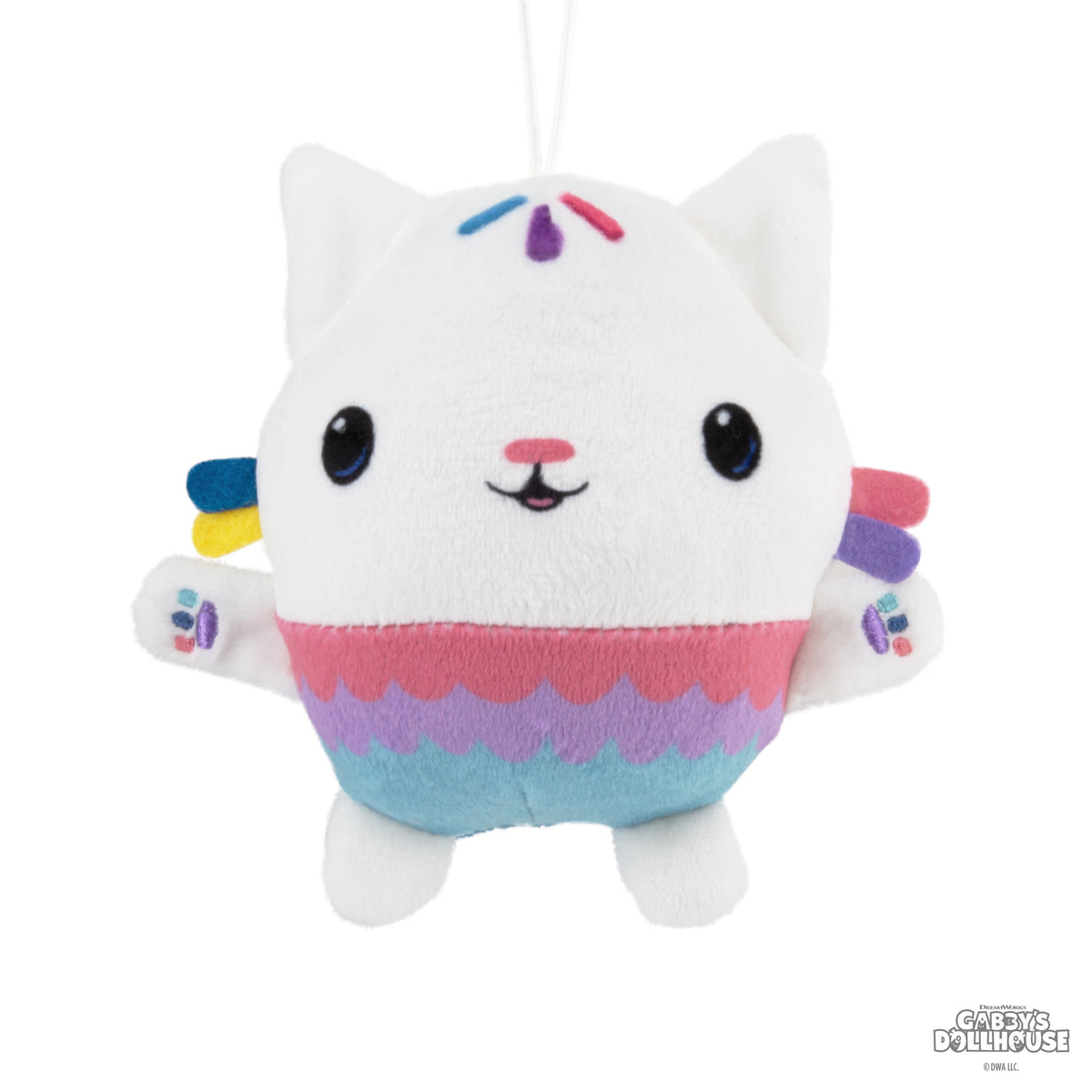 Hallmark Christmas Ornament (Gabby's Dollhouse Cakey Cat, Fabric), 1 Count
