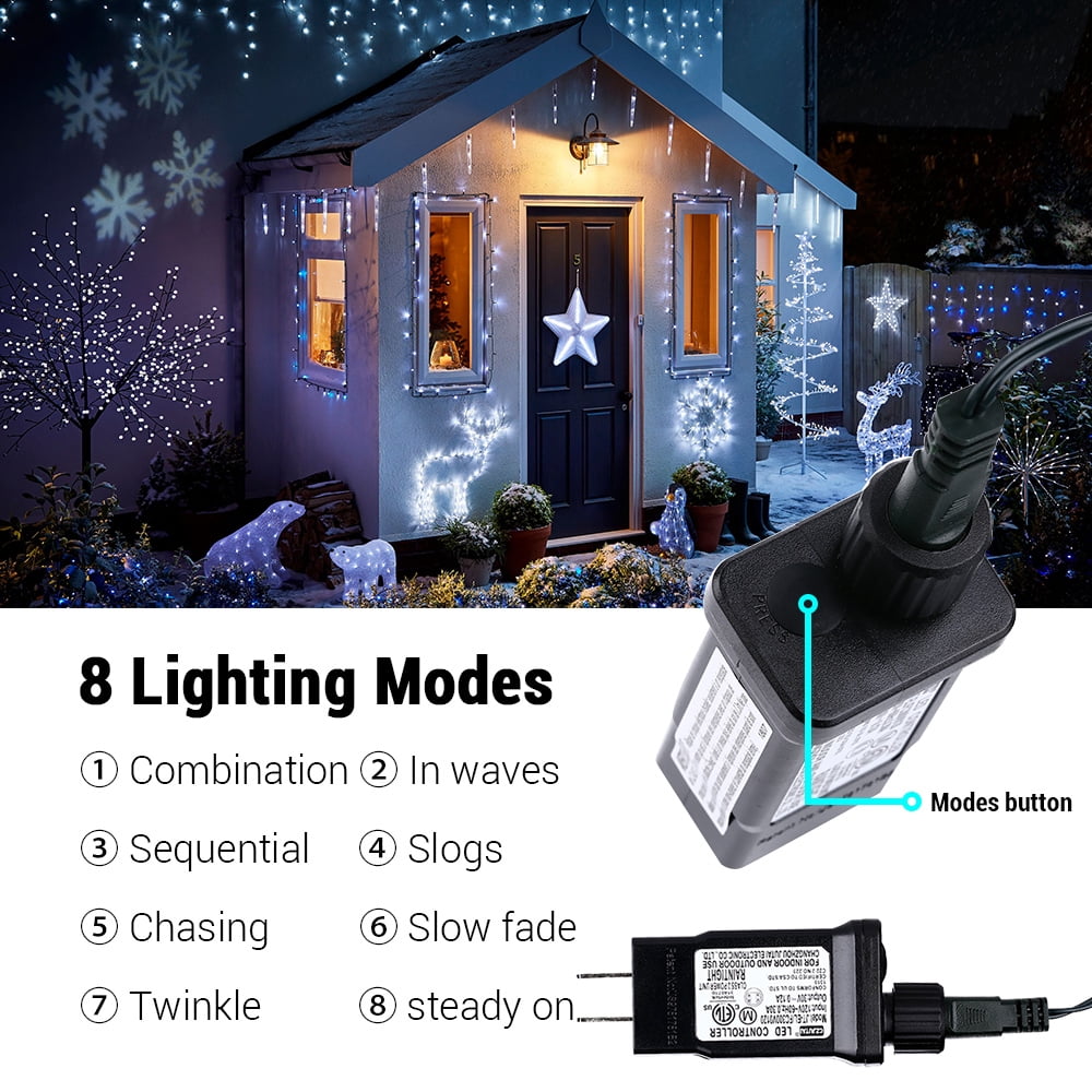 Toodour Orange & Purple Halloween Lights, 82ft 200 LED Plug in Halloween String Lights with 8 Modes, Memory & Timer Function, Connectable Halloween Outdoor Lights for Home, Garden, Halloween Decor