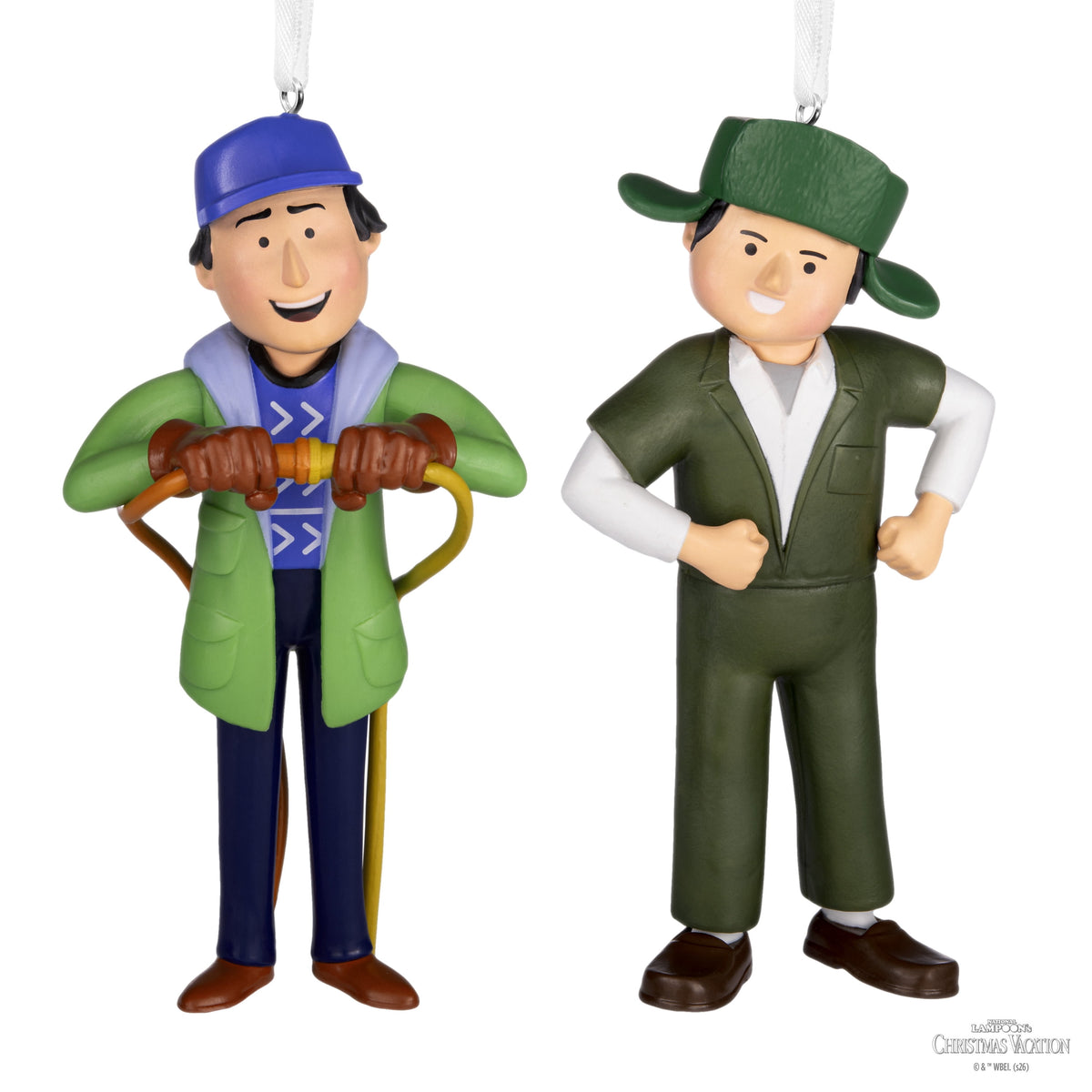 Hallmark Ornaments (Christmas Vacation Clark Eddie), Set of 2, 1 Count
