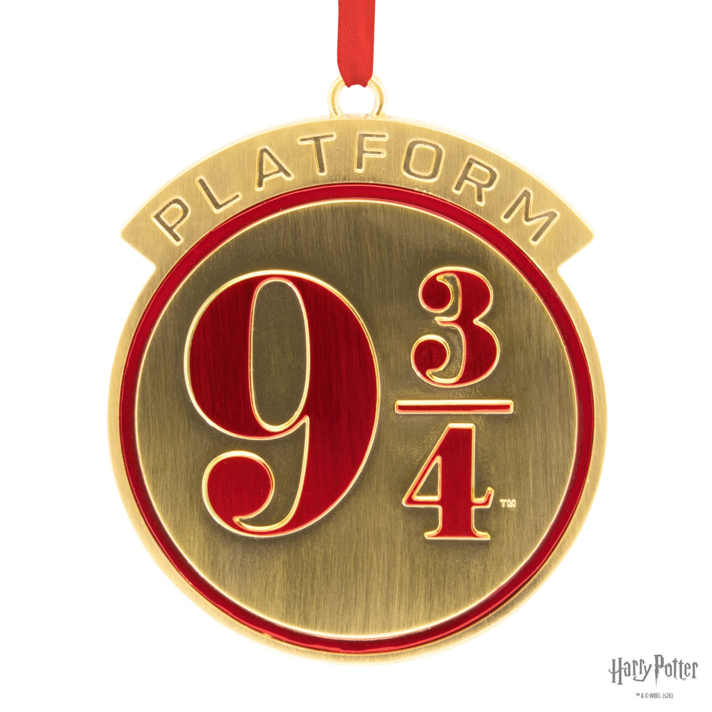 Hallmark Christmas Ornament (Harry Potter Platform 9 3/4, Metal), 1 Count