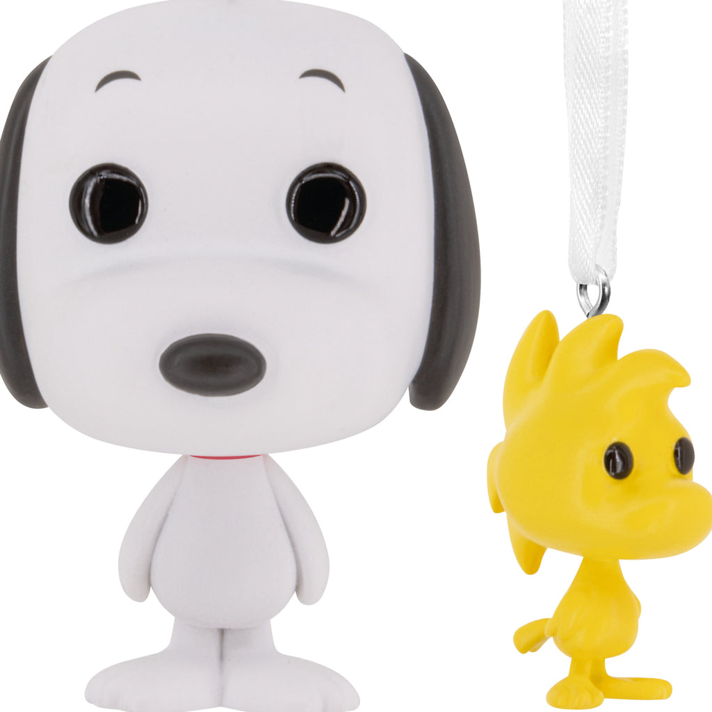 Hallmark Christmas Ornaments (Snoopy and Woodstock Funko POP!), Set of 2