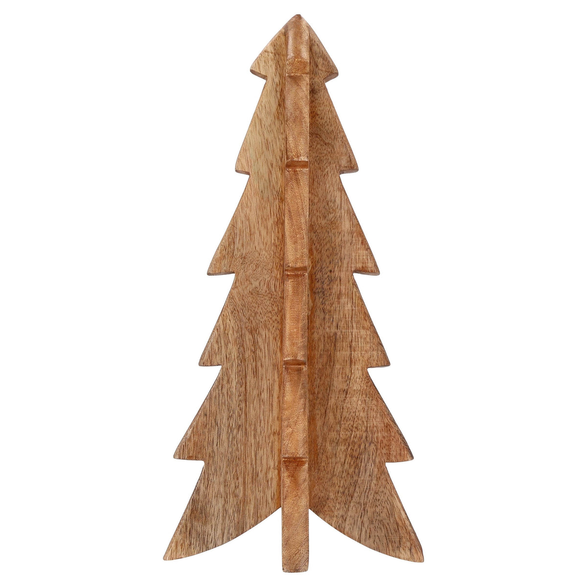 Wooden Christmas Tree Decoration, Natural, 16", by Holiday Time