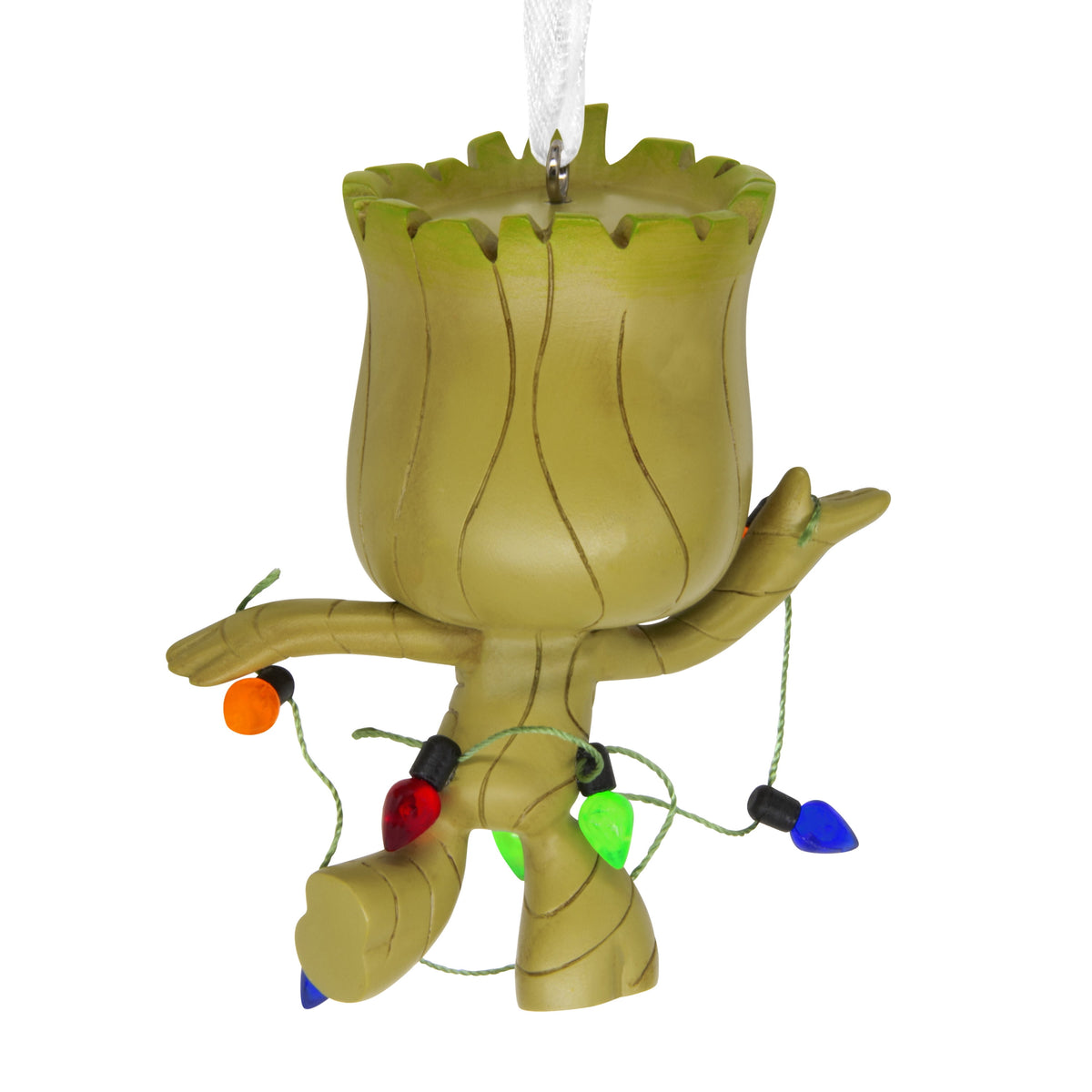 Hallmark Christmas Ornament (Groot With String Lights), 1 Count