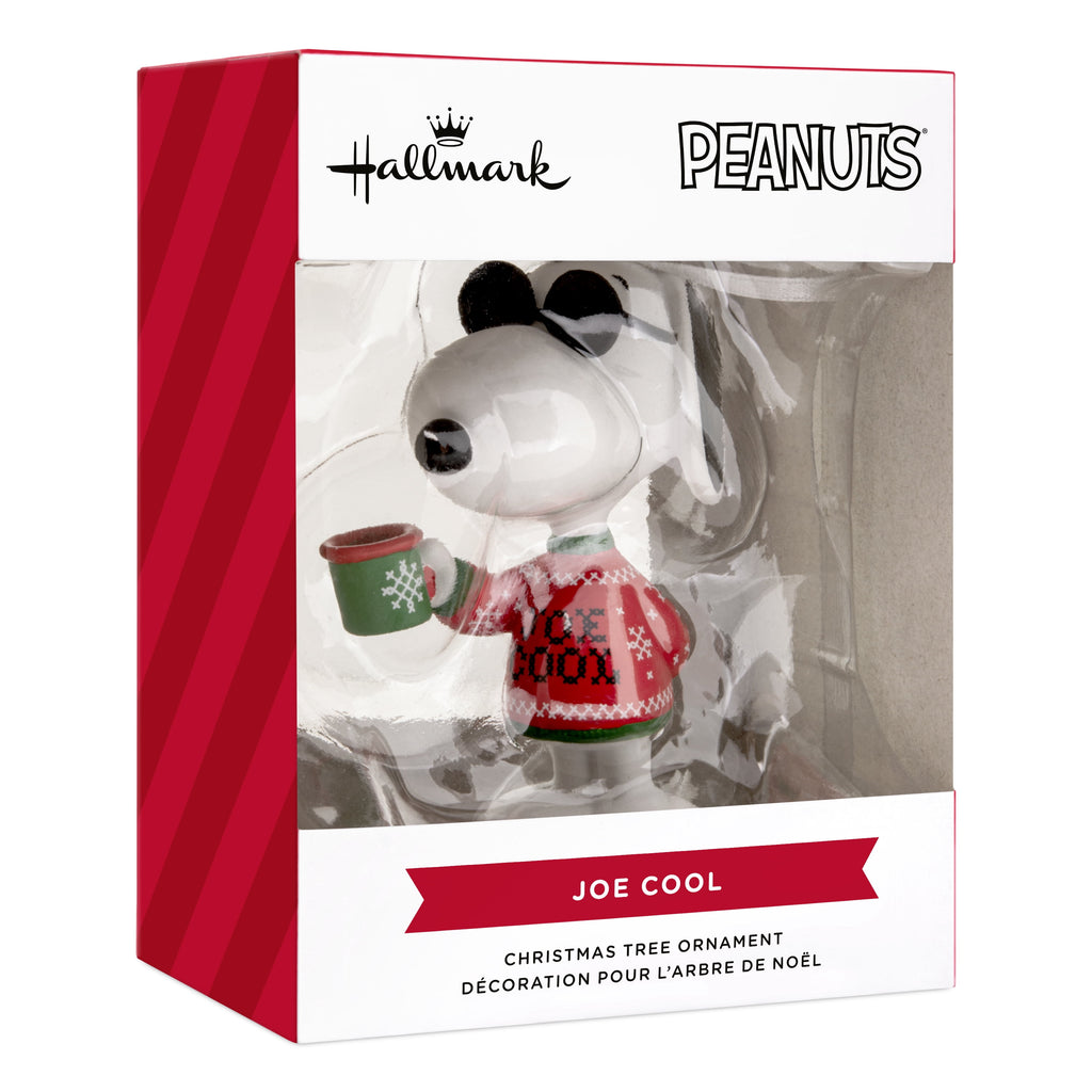 Hallmark Christmas Ornament (Peanuts Festive Joe Cool), 1 Count