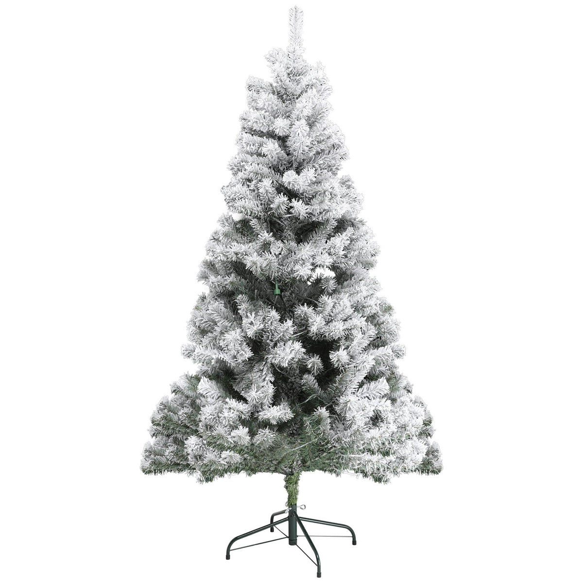 6/7ft Christmas Tree Small Artificial Pencil Tree Fake Christmas Tree with Lights Stand for Xmas Home Office Holiday Decoration