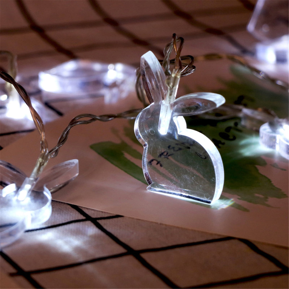 XGFHYJEH Easter Decorations Easter Lights String, 1.65M 10LED Egg Light, Colorful Bunny String Lights Battery Operated Lights Garland Easter Decor for Home Bedrooms Window Tree Indoor Outdoor