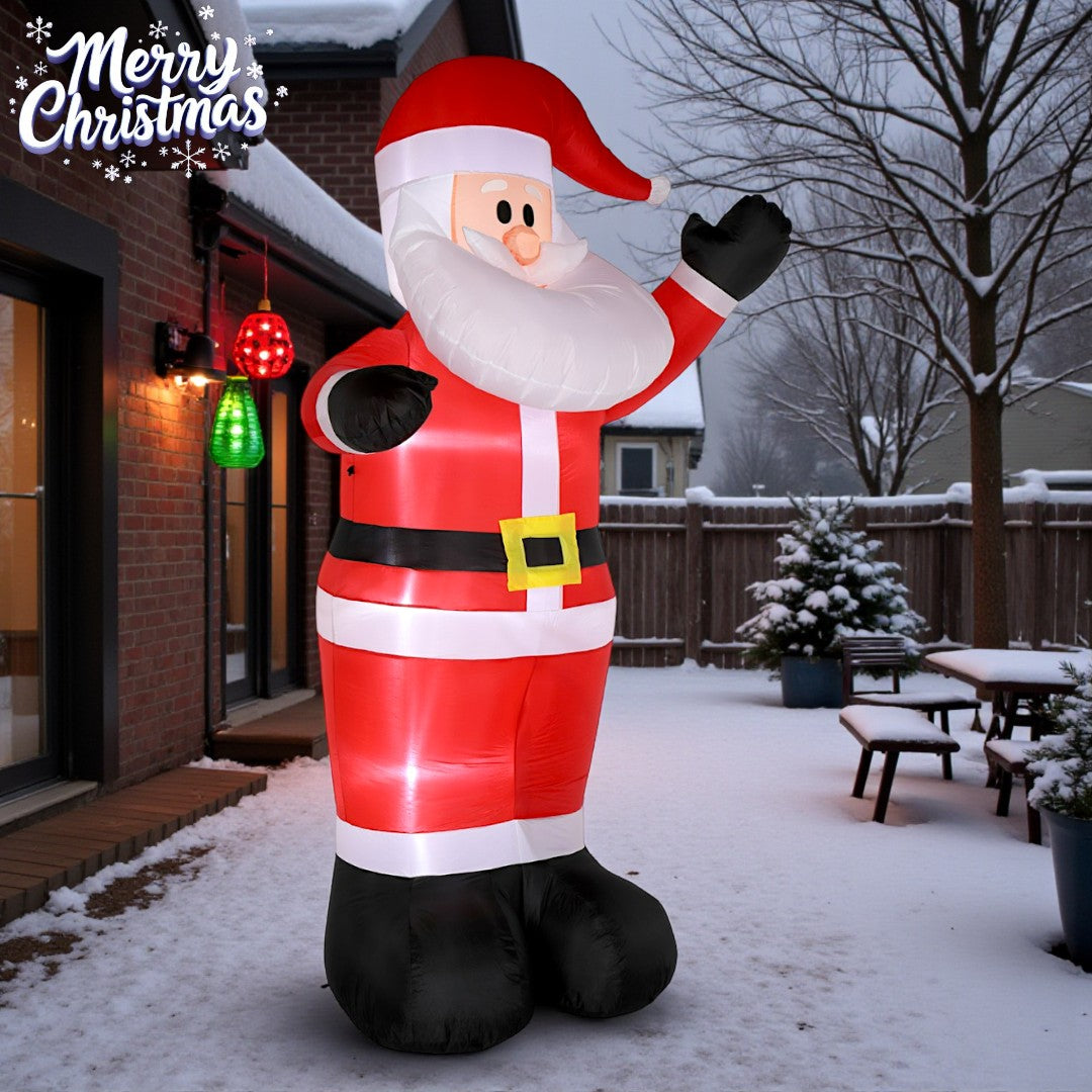 Tcbosik 12 FT Giant Christmas Inflatables Snowman Outdoor Yard Decorations, Blow up Snow Man with Black Hat, Built-in LED Light, Winter Outside Decor for Holiday Party Patio Garden Lawn