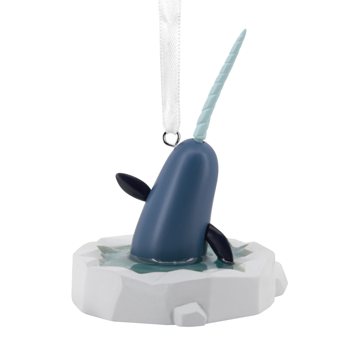 Hallmark Christmas Ornament (Elf Narwhal), 1 Count, 1 Count