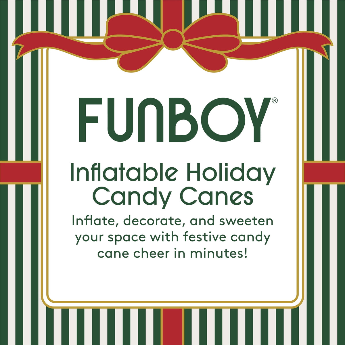 FUNBOY Inflatable Holiday Candy Canes