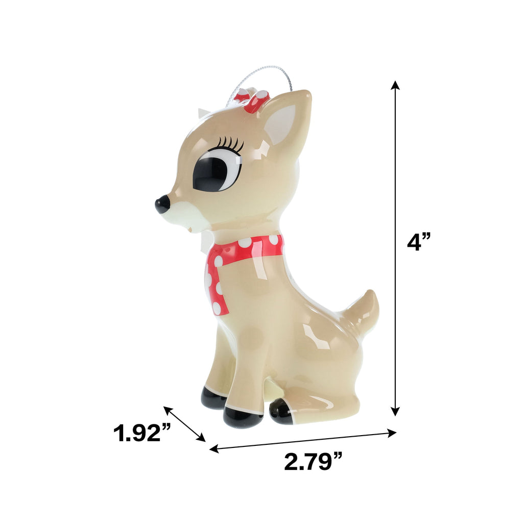 Rudolph the Rednose Reindeer,Clarice Figural Christmas Tree Ornament