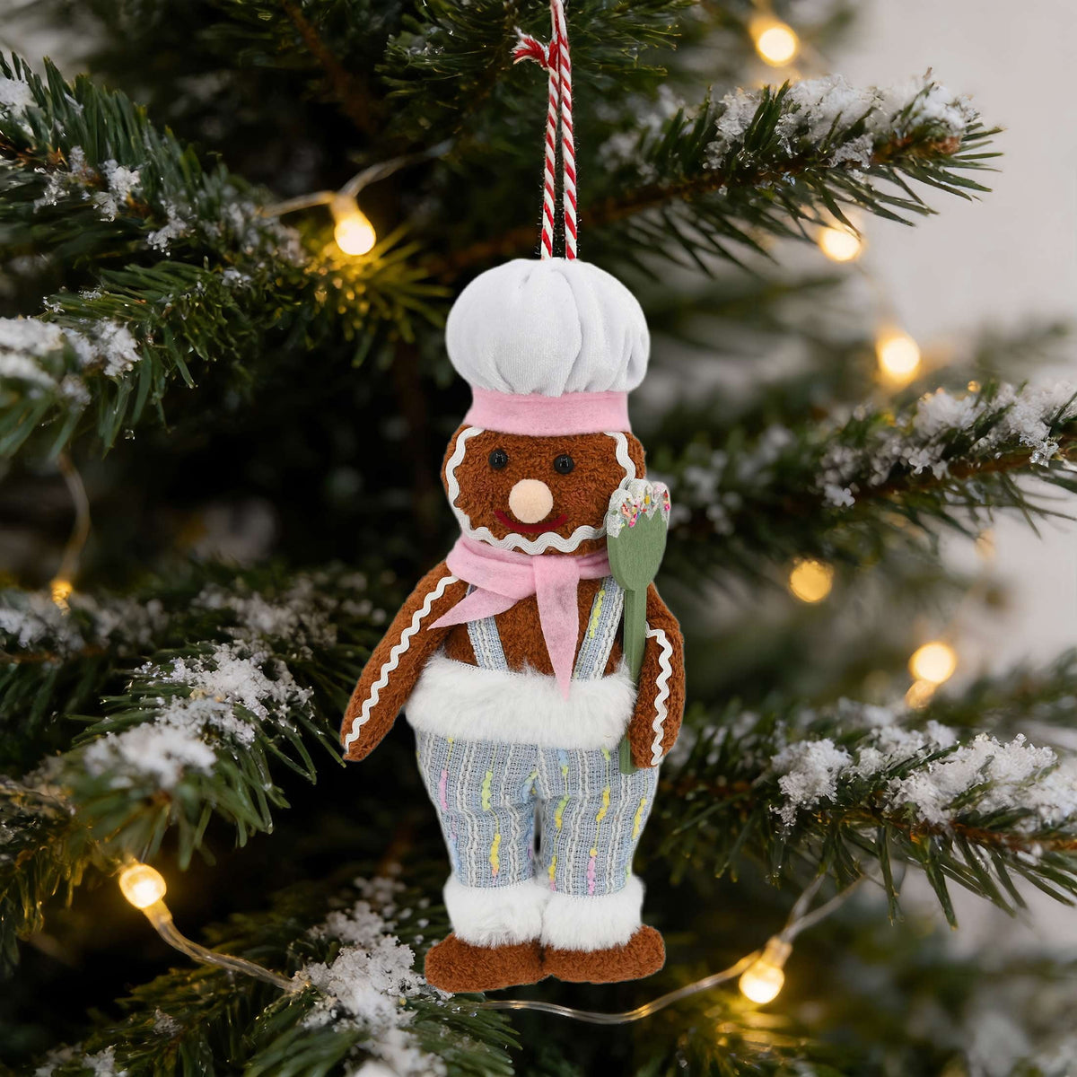 Holiday Time Christmas Jumbo Gingerbread Boy Ornament 10 Inches, 1 Count
