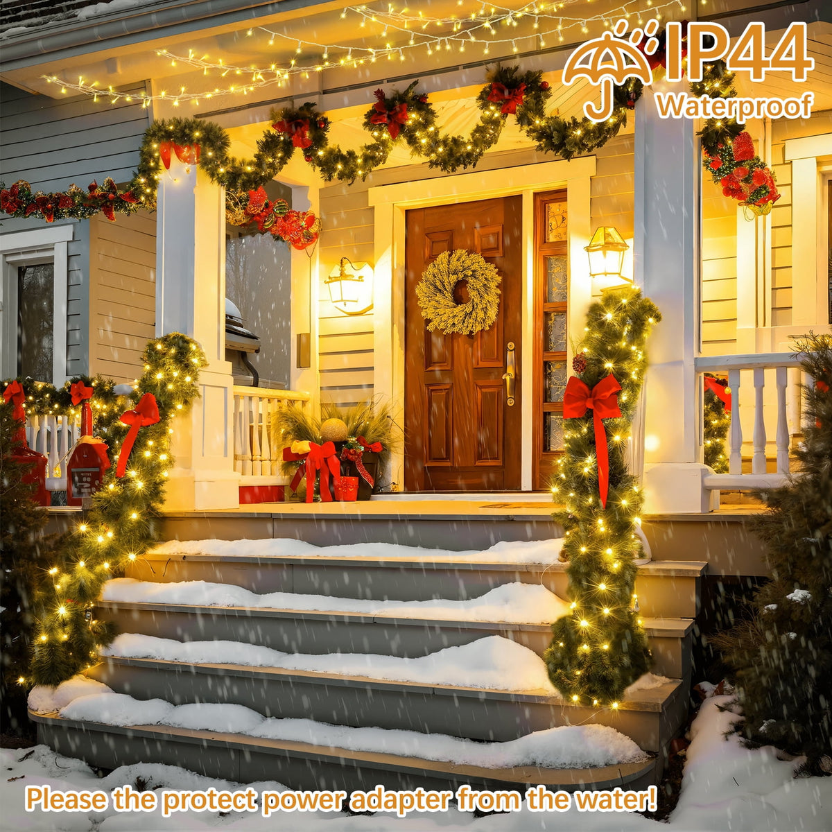 Scidweet Christmas String Lights, 196 FT 600 LED Twinkle Fairy Christmas Light with Remote for Indoor Outdoor Wedding Home Holiday Xmas Tree Decor, White
