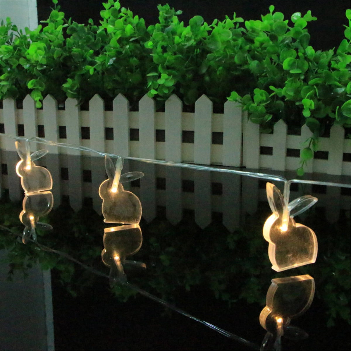 XGFHYJEH Easter Decorations Easter Lights String, 1.65M 10LED Egg Light, Colorful Bunny String Lights Battery Operated Lights Garland Easter Decor for Home Bedrooms Window Tree Indoor Outdoor