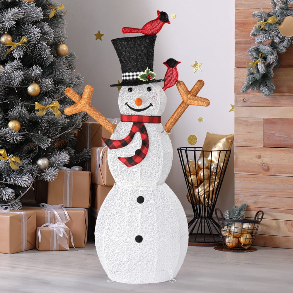 JOY Letter Sign Decoration - Lighted Home Scene Yard Sign Decor with Warm White Light - Indoor Outdoor Christmas Display for Lawn Garden - 47.2in Tall