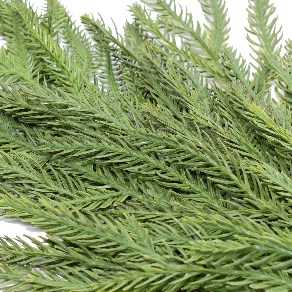 My Texas House Green Norfolk Branch Decorative Christmas Pick, 27"